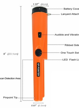 High Handheld Metal Detector Gold Metallic Finder Security S