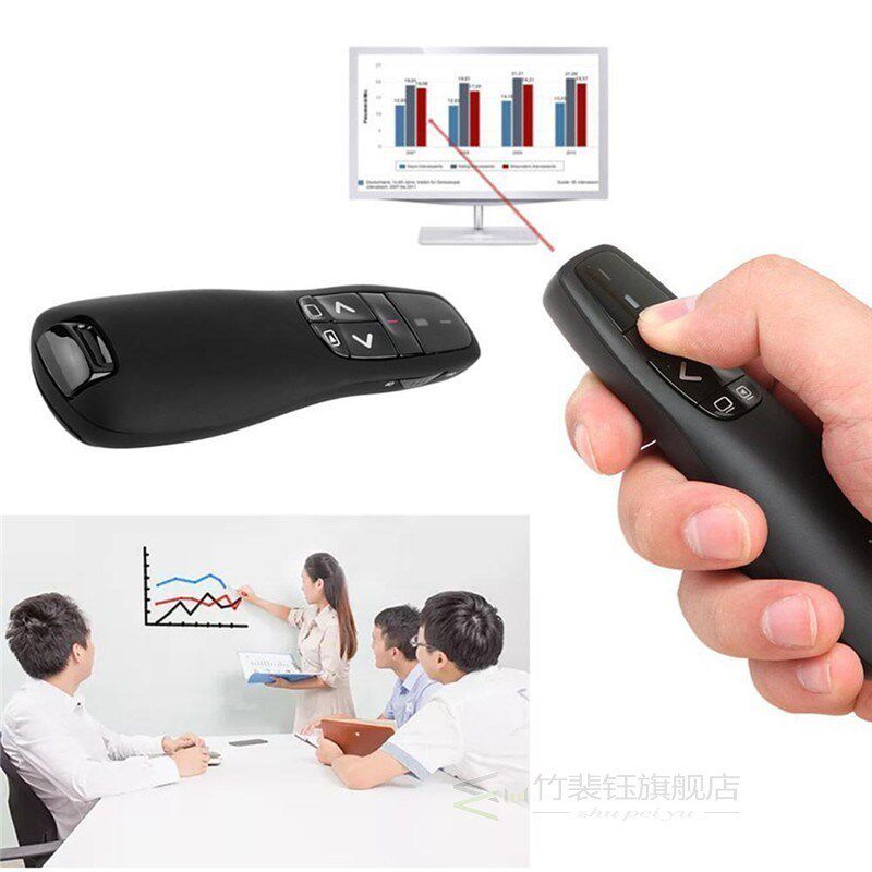 RF 2.4Ghz USB Wireless Presenter Red Laser Pointer PPT Remot