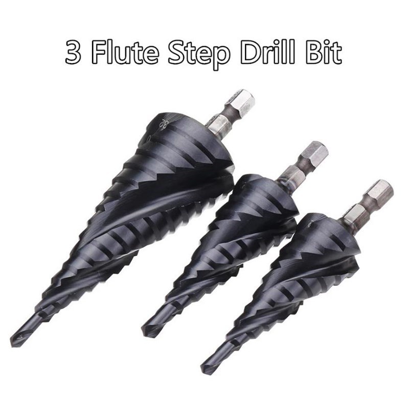 Upgrade M35 HSS-Co Cobalt TiAlN Coated HRC89 Step Drill Bit