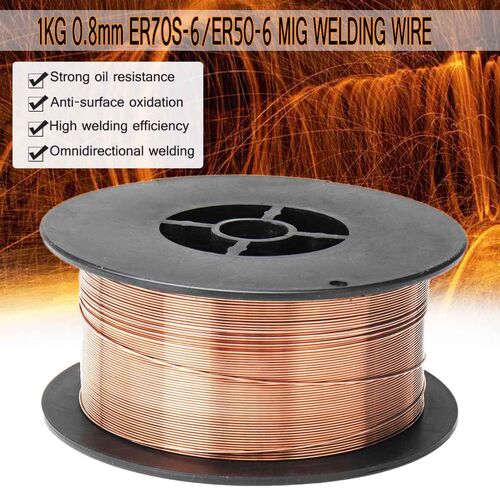 0.8mm 1Kg Welding Wire ER70S-6 / ER50-6 Carbon Steel Gas Shi