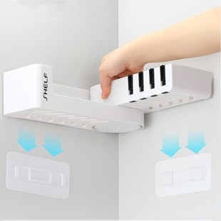 Bathroom Shelf Corner Shelves Shampoo Holder Kitchen Storage
