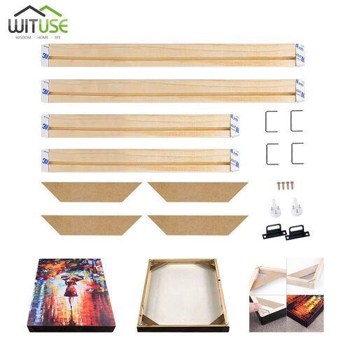 Canvas frame nature DIY Solid Wood photo Bar inner painting