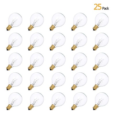 25Pcs String Light Bulb Tungsten Incandescent Light Bulb E12