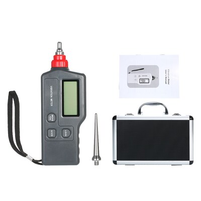 Vibration Meter Portable Digital Vibration Meter with LCD Sc