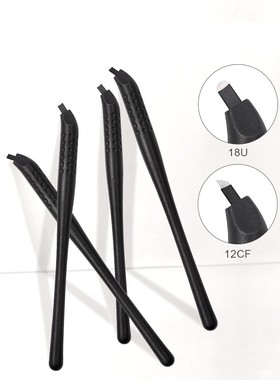 10pcs Disposable Microblading Pen with 18U pins Needles  Pe