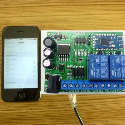 2CH Bluetooth-compatible Relay DC 5V 12V 24V 2.4G RF Wireles