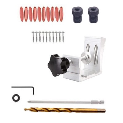 All-In-One Pocket Hole Jigs Set Aluminum Pocket Hole Woodwor