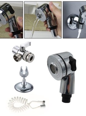 1Set Metal Faucet Shower Head Bathroom Spray Drains Strainer