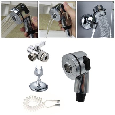 1Set Metal Faucet Shower Head Bathroom Spray Drains Strainer