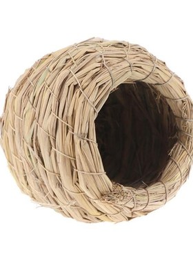 Bird Nest Natural Grass Weaved Pigeon Bird House Parrot Nest