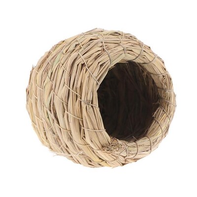 Bird Nest Natural Grass Weaved Pigeon Bird House Parrot Nest