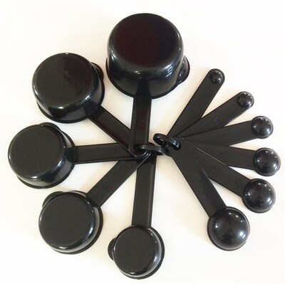 10pcs 6 Color Measuring Cups And Measuring Spoon Scoop Silic