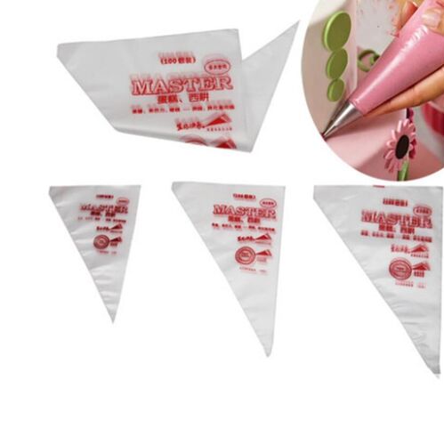100Pcs Pack Pastry Bag S 12inch Disposable Piping Bag Icing