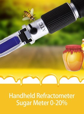 Handheld Refractometer Honey Beer Fruit Sugar Solution Brix