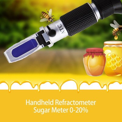 Handheld Refractometer Honey Beer Fruit Sugar Solution Brix