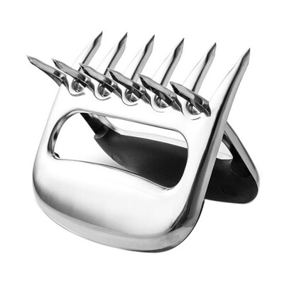2 Pcs Meat Shredder Claws Stainless Steel Bear Claws BBQ Mea