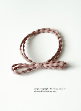 Hair rope tied hair bow flower headdress rubber band headban