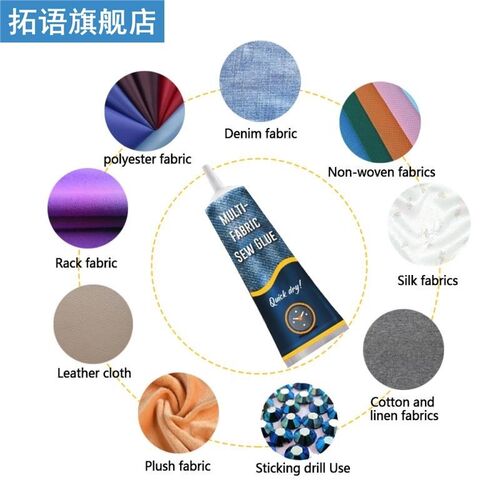 1PC 50ml Ultra-stick Sew Glue Liquid Sewing Solution Kit Fas