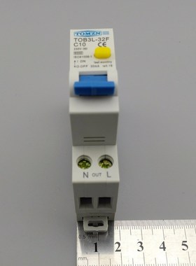 18MM RCBO 10A 1P+N 6KA Residual current differential automat