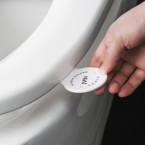 Portable Handle Toilet Seat Holder Lift Tools Bathroom Acce