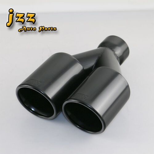 JZZ universal 1set dual exhaust pipe muffler tip car nozzles
