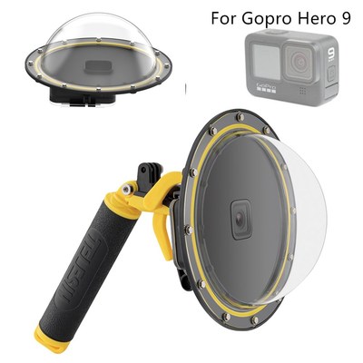 New Waterproof Accessories Diving Hood Dome+Handheld Monopo