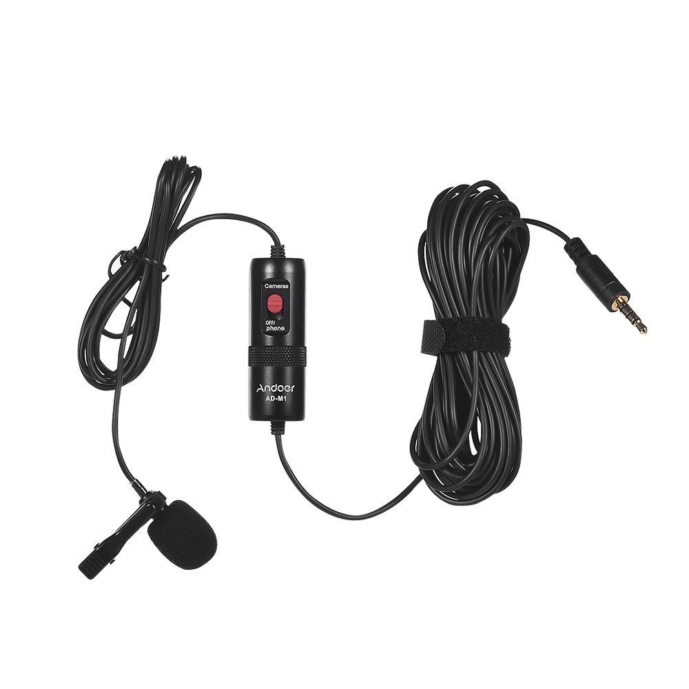 Andoer AD M1 Omni directional Condenser Karaoke Lavalier St