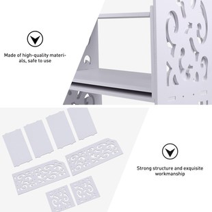 Combination Desk Wooden Bookshelf Office Shelves Student Dor