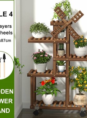 Balcony Plant Stands Shelves Indoor Flower Stand  Flower Pot