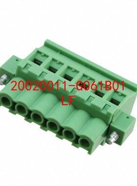 20020011-G061B01LF [TERM BLOCK PLUG 6POS 270DEG 5MM]