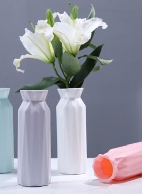 Plastic anti-droP vase home flower arrangement flower arran