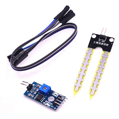 50PCS Soil moisture sensor hygrometer detection module tempe