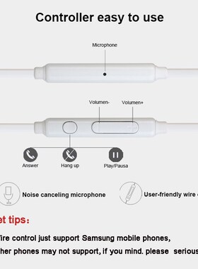 SAMSUNG EO EG920 Earphones Note3 Headsets Wired with Microp