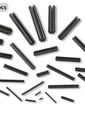 450Pcs Split Spring Roll Pins Cylindrical Elastic Open Posit