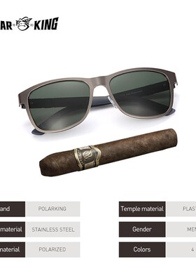 POLARKING Brand Metal Designer Polarized Sunglasses For Dri