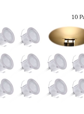 10PCS LED Deck Lights Recessed In-ground Underground IP67 Ou