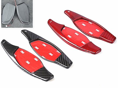 Carbon Fiber Steering Wheel Paddle Shift Extension Shifter C