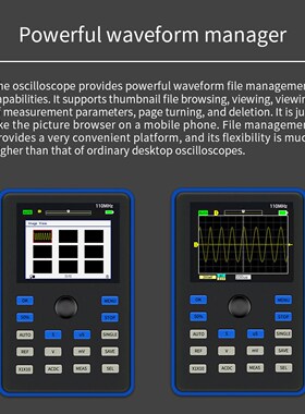DSO1C15 Professional Digital Oscilloscope 110MHz Analog Band