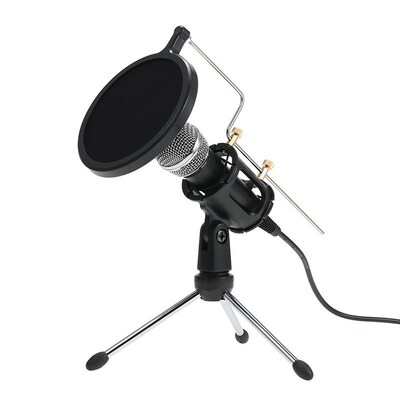Professional Condenser Microphone for Computer Stand with P
