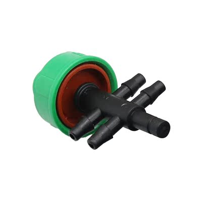 10Sets Steady Flow Dripper with 4-way Hose Splitters 2L/4L/8