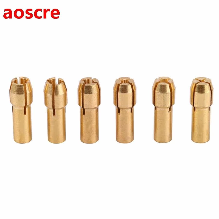 chuck sleeves collet 6pcs grip capacity range 1mm-3 2mm with