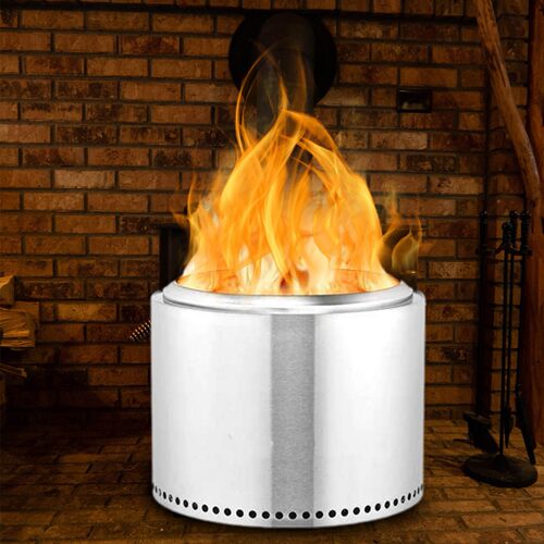 Outdoor Stainless Steel Furnace Practical Fire Pit Winter W