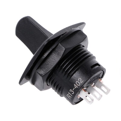 1PC R13-402 3Pin 2Position ON-OFF-ON Maintained Round Toggle