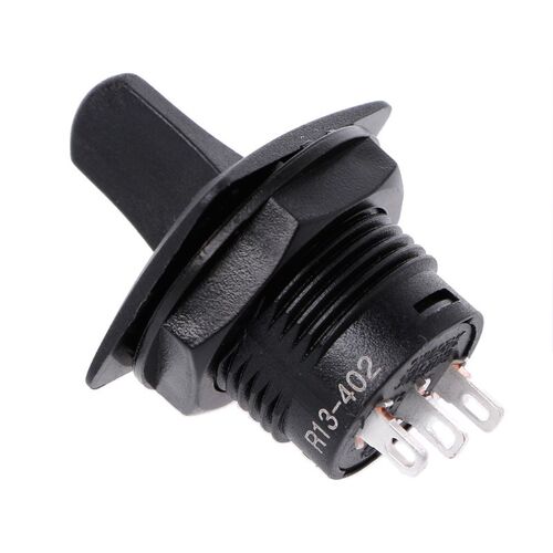 1PC R13-402 3Pin 2Position ON-OFF-ON Maintained Round Toggle