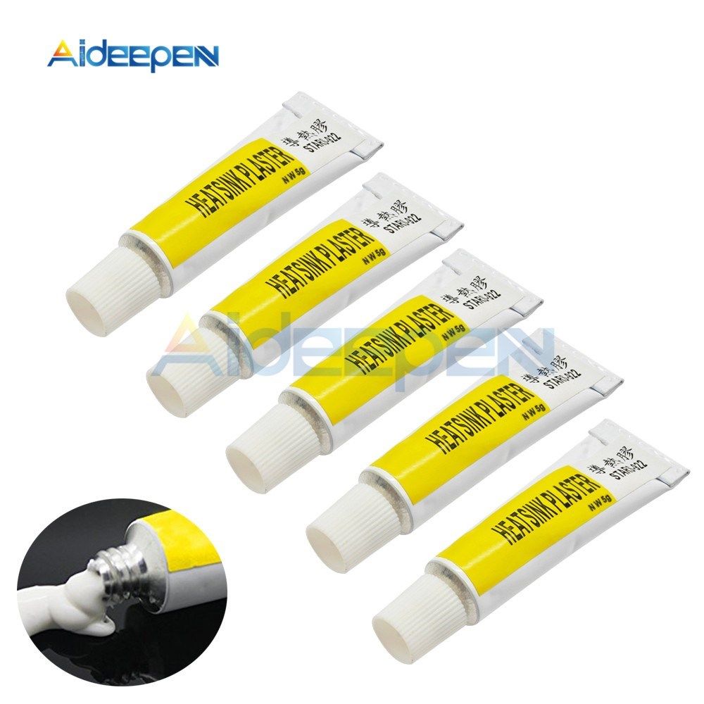 5pcs 5g*5 STARS-922 Heatsink Plaster Thermal Grease Adhesive