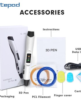 Enotepad 3D Printing Pen SL 300 Printing 3DPen PLA/ABS Fila