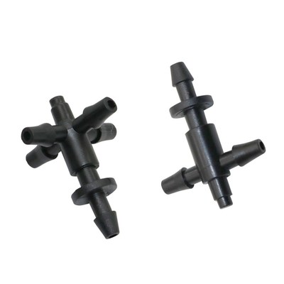 Garden 3/5mm Hose Splitters Barbed Quick Connectors 适用于 D