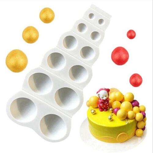 Pearl Ball Shape DIY Silicone Mold Cake Model Chocolate Fudg