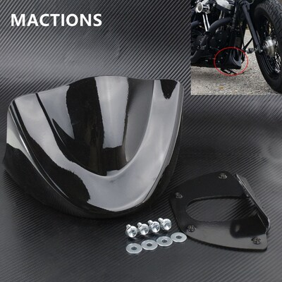 Motorcycle Glossy Black Front Chin Sper Air Dam Fairing Cove