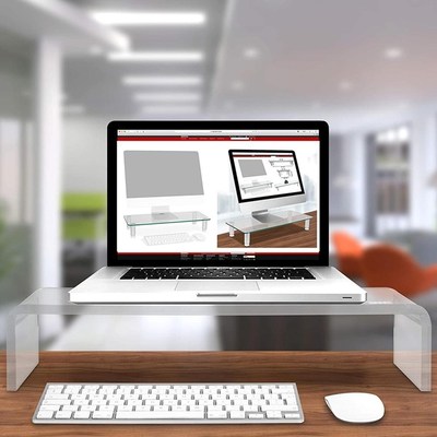 New Premium Acrylic Computer Monitor Stand Neck Protection M